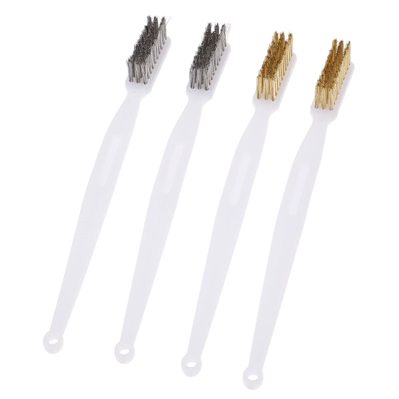 

2pcs 3D Printer Cleaner Tool Copper Wire Brush Handle For Nozzle Heater Block
