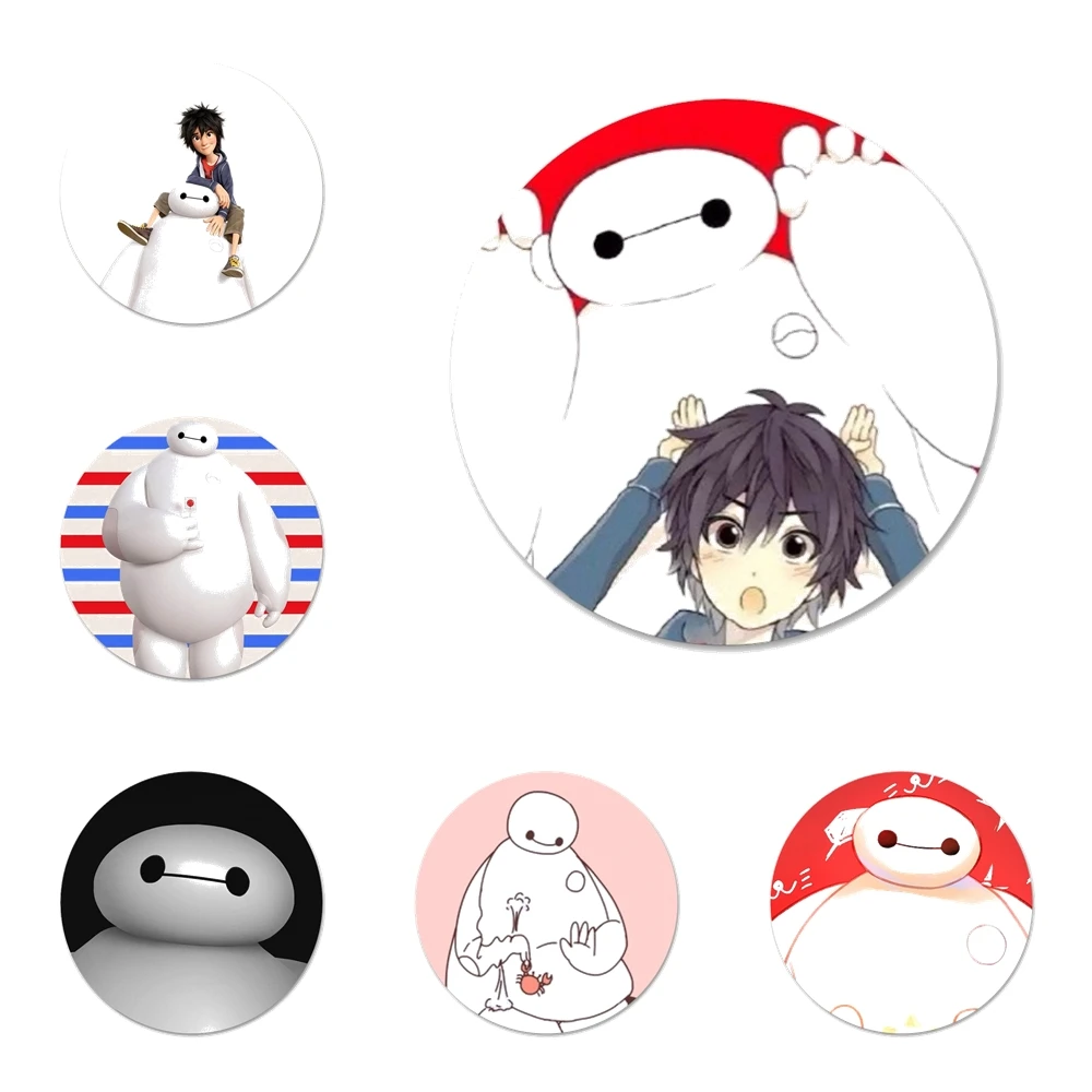 Большие Hero 6 Милые Значки украшение Броши Металлические для одежды рюкзак | Дом и