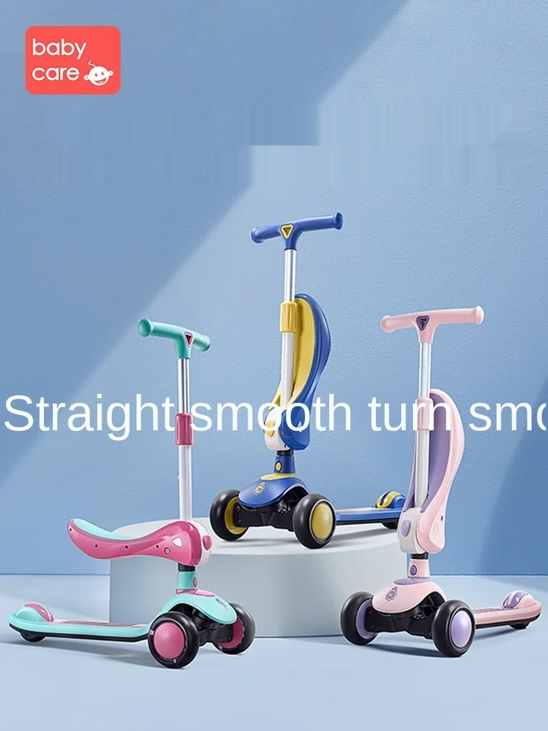 Детский скользящий детский скутер для катания на санках мальчиков и