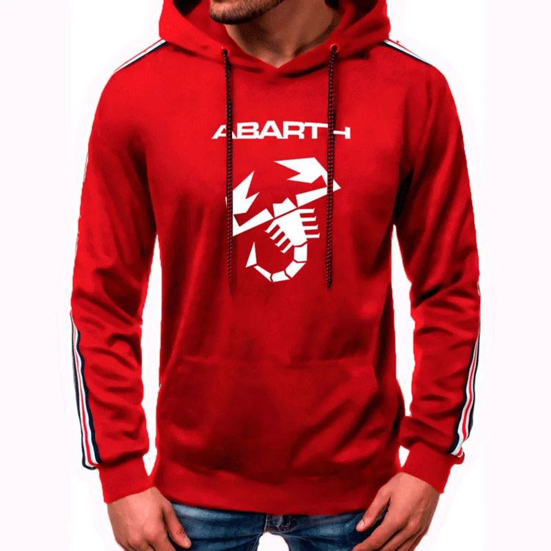 Модная Повседневная Толстовка Abarth С Логотипом Автомобиля мужская на весну и