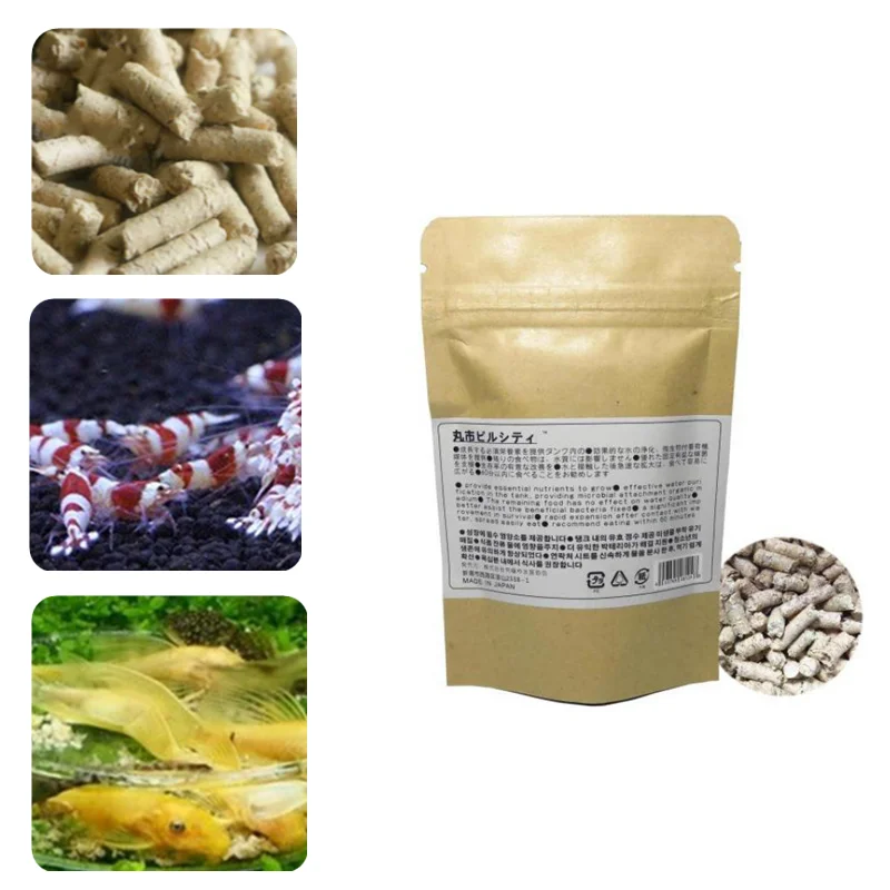 40 г кристально красные креветки аквариум еды для талисман маленькая улитка