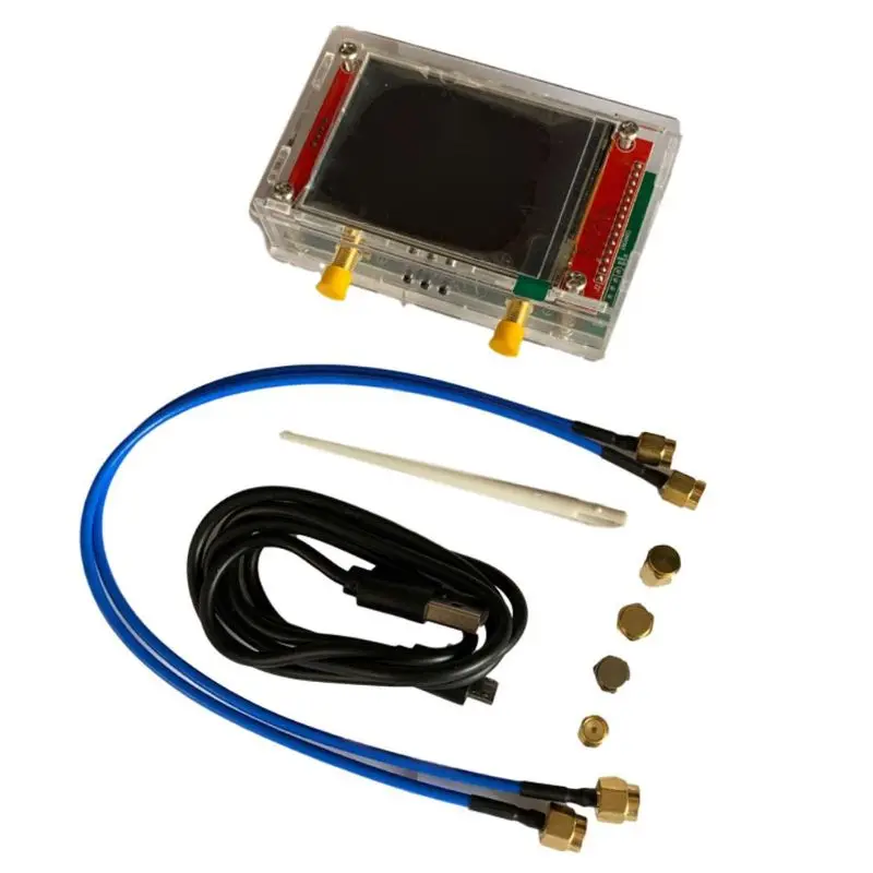 

3G Vector Net Analyzer S-A-A-2 NanoVNA V2 Antenna Analyzer with Acrylic Housing Shortwave HF VHF UHF 50KHz-3GHz Analizador