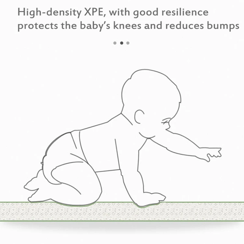 

Baby Mat Playmat Soft Baby Xpe Puzzle Play Mat Kids Crawling Foldable Available on both sides 1.8*2m