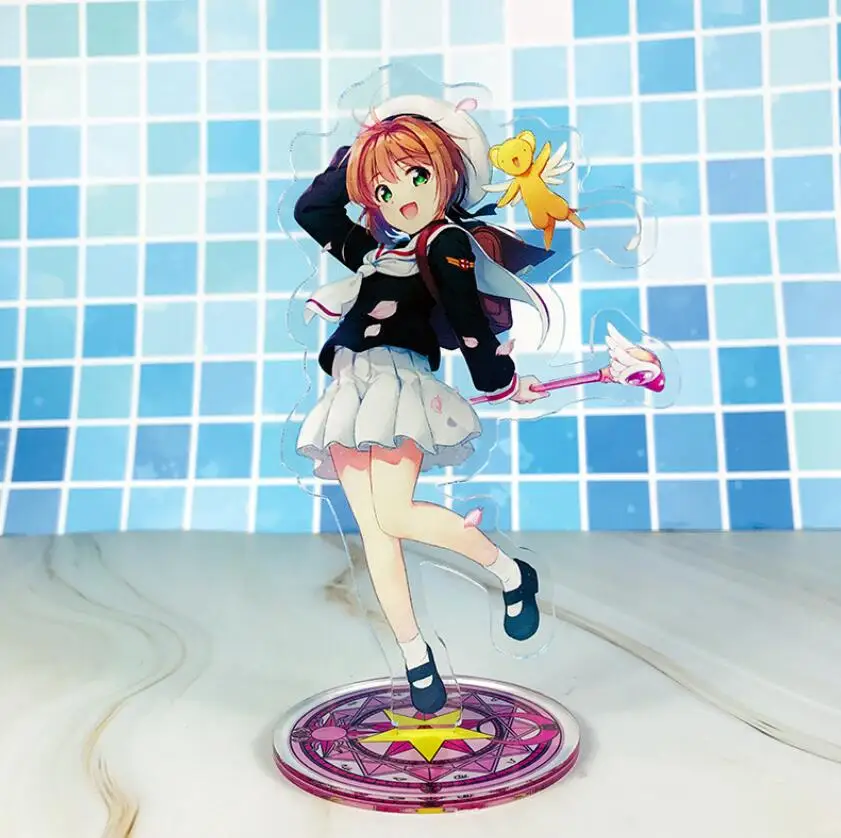 Аниме Card Captor Sakura КИНОМОТО Li сяоран фигурка на акриловой подставке настольное