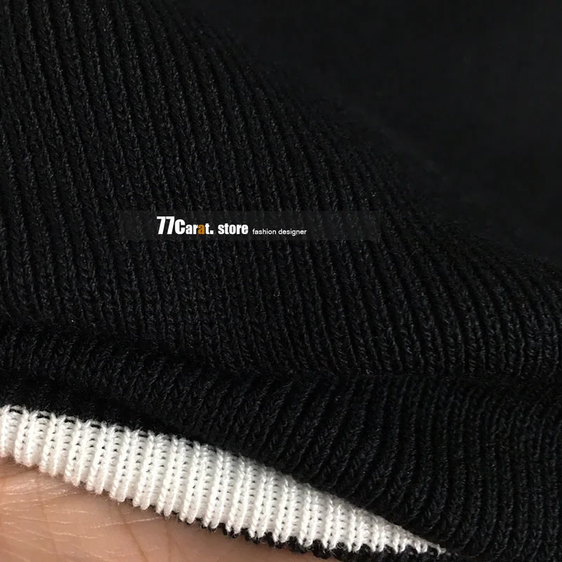 

new style high quality fox embroidery 2 piece outfits for women stripe casual pants and long sleeve coat luxury branded clothes