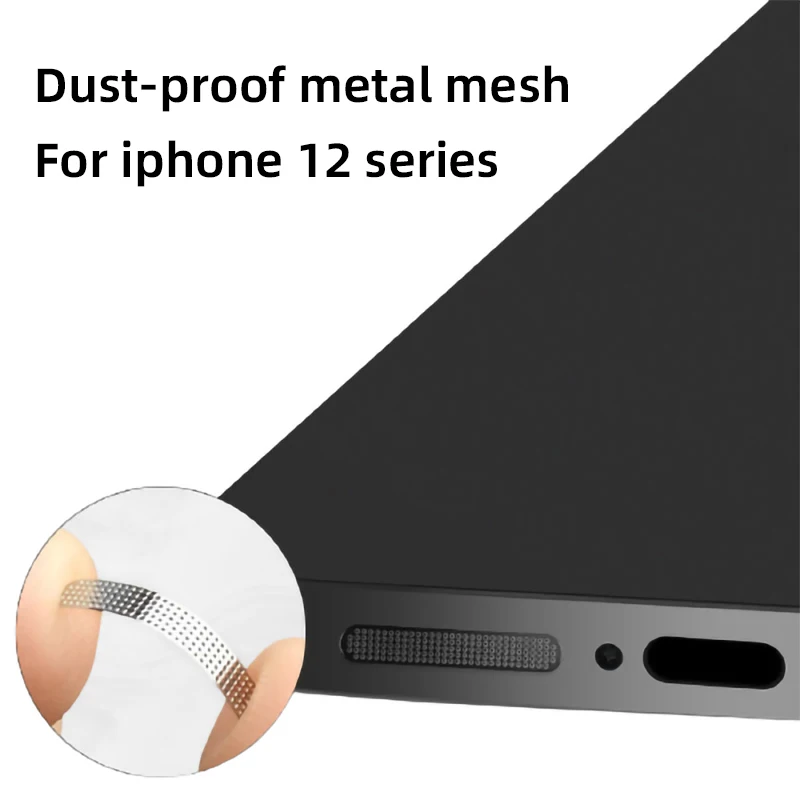 8 шт. пылезащитные металлические наклейки для IPhone 12 Pro Max | Мобильные телефоны и