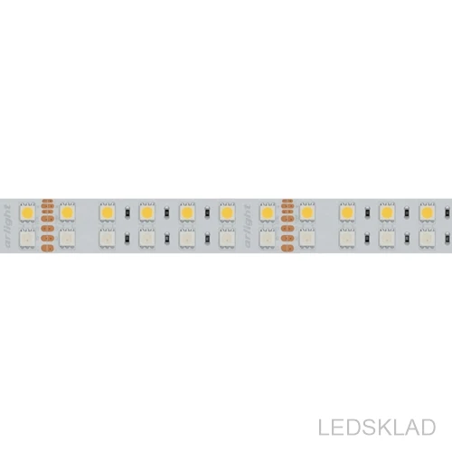 011823 Лента RT 2-5000 24V RGB-White 2x2 (5060 720 LED LUX) (ARL 32 Вт/м IP20)-5м. Arlight | Лампы и освещение