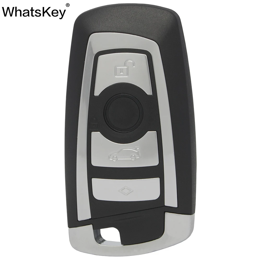 Умный чехол для автомобильного ключа с кнопкой WhatsKey 3/4 BMW CAS4 3 5 7 серии E90 E92 F10 F20 F30 X5