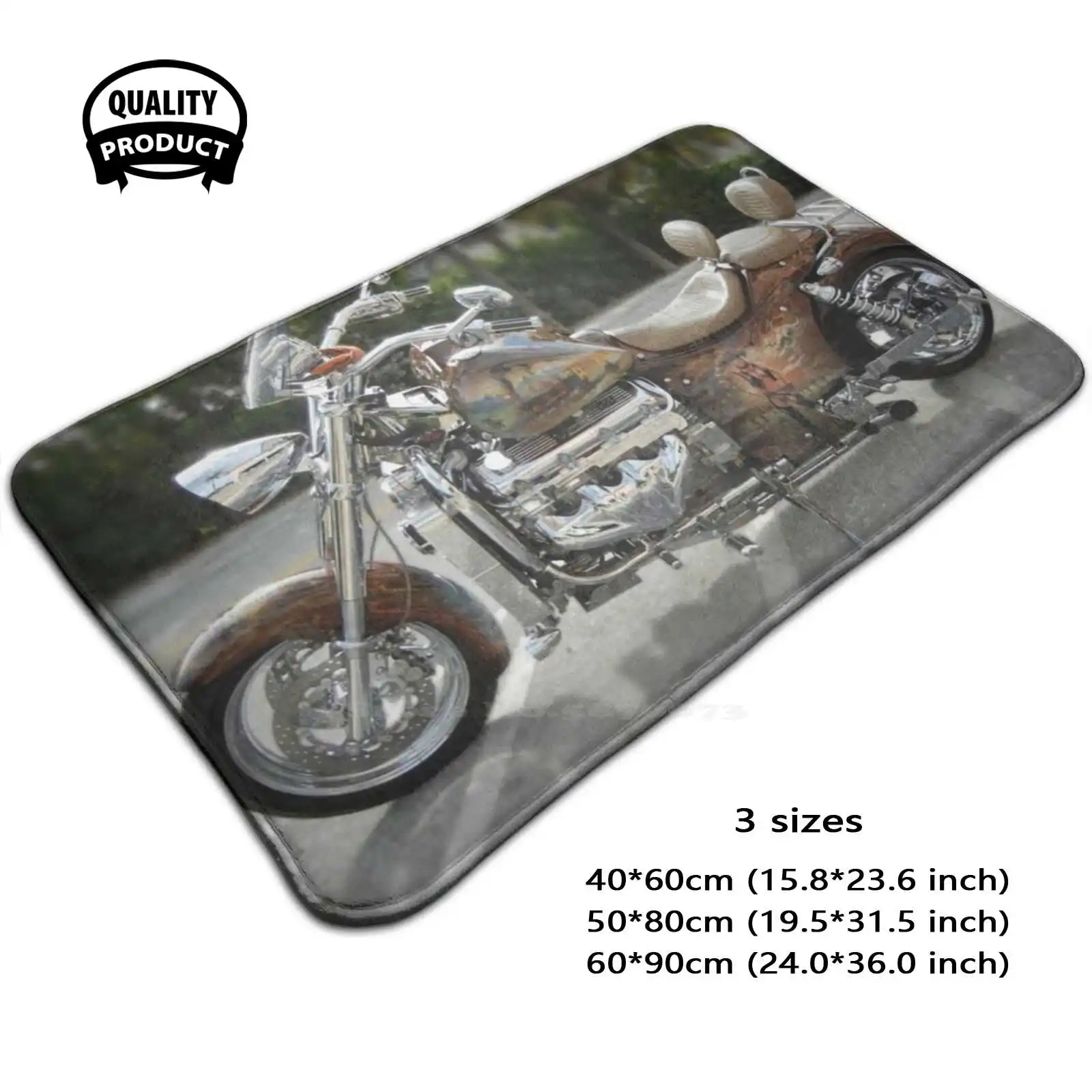 2-х колесный местный красивый 3-х размерный домашний ковер комнатный мотоцикл на