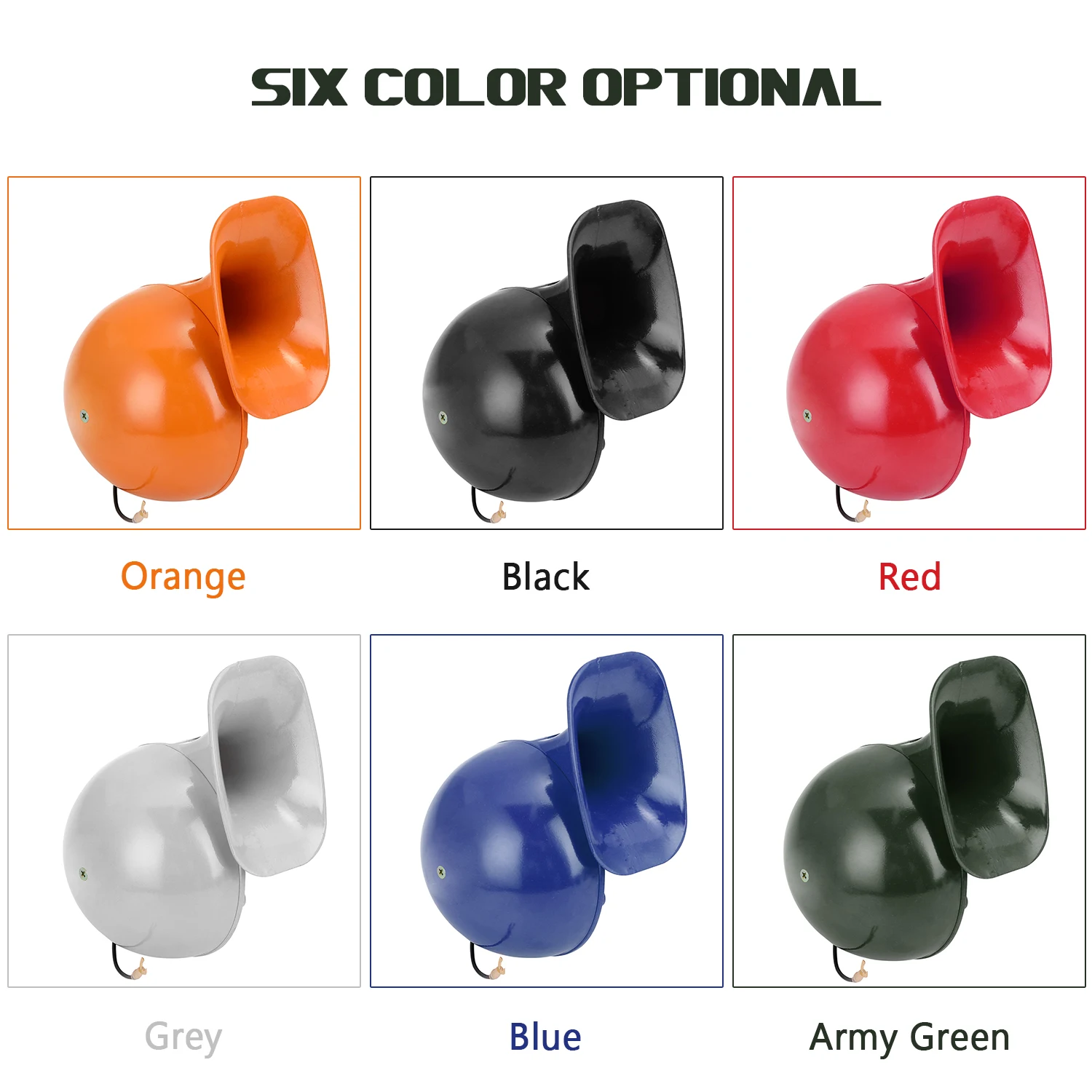 Громкий Рог 300дб 12В электрический улиточный рог динамик супер громкий Воздушный