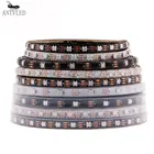 WS2812B WS2812 RGB Светодиодная лента, WS2812 индивидуально Адресуемая IC, чернаябелая PCB Водонепроницаемая класс IP30IP65IP67 DC5V