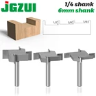 Пазовый резак, Т-образный хвостовик 14 дюйма 6 мм, для работ по дереву, промышленного класса