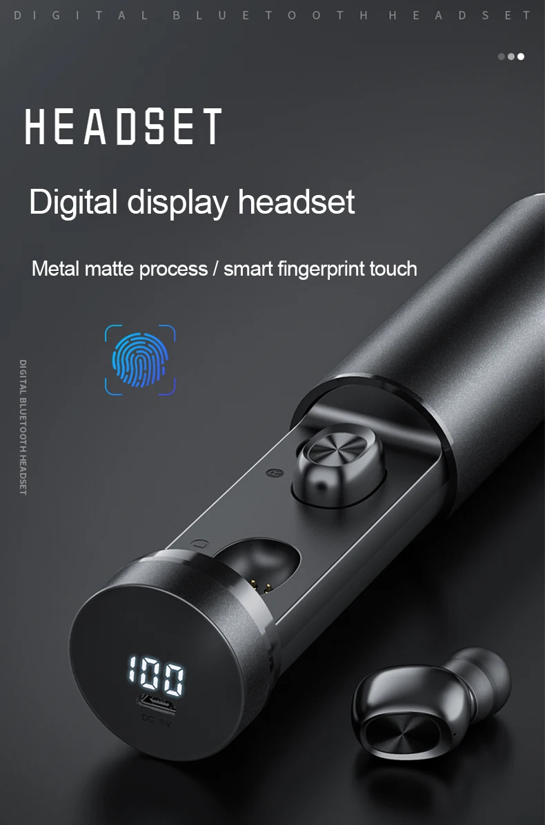 TWS-наушники B9 с поддержкой Bluetooth 5 0 и микрофоном | Электроника