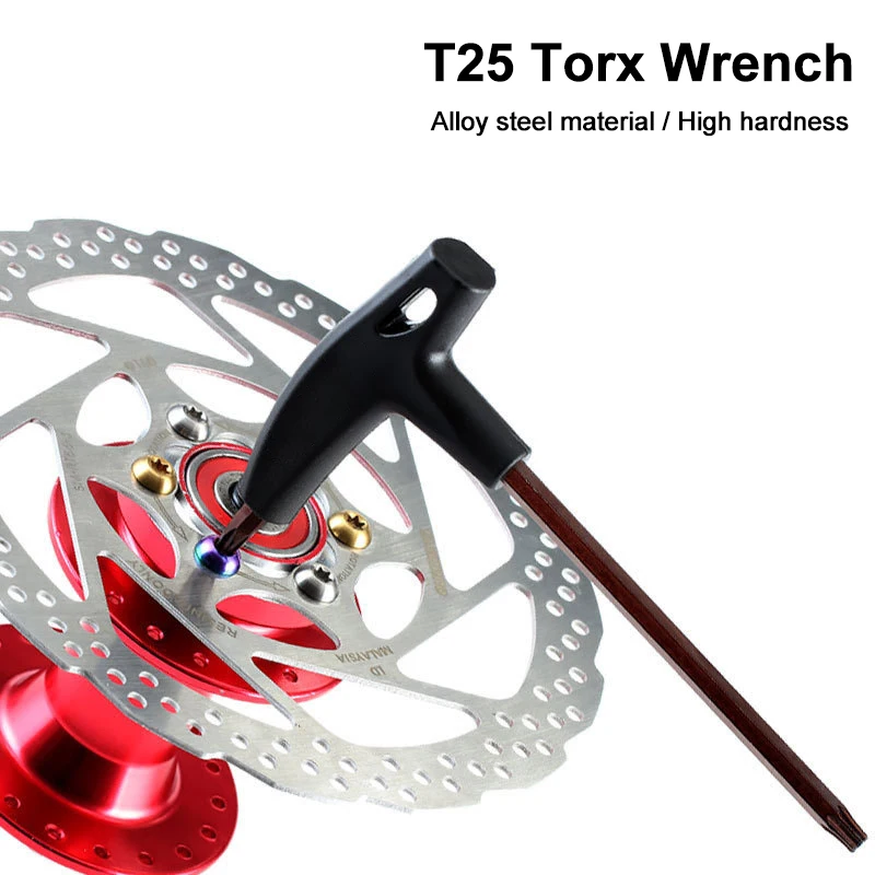 

T25 Torx Wrench with T-Handle Design Durable Long Lasting Easy Operation Portable Lightweight for Bicycle Motor JC