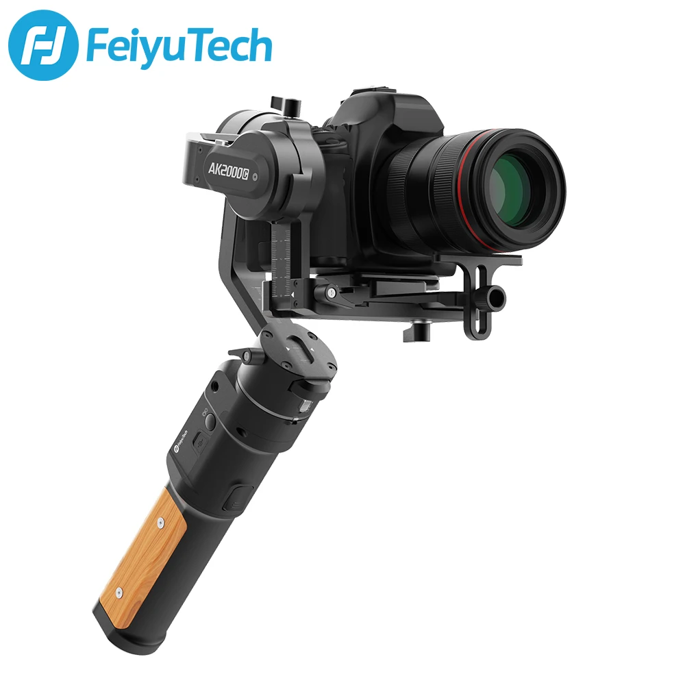 FeiyuTech AK2000C 3 осевая складная съемная пластина Стабилизатор DSLR подвеса камеры для