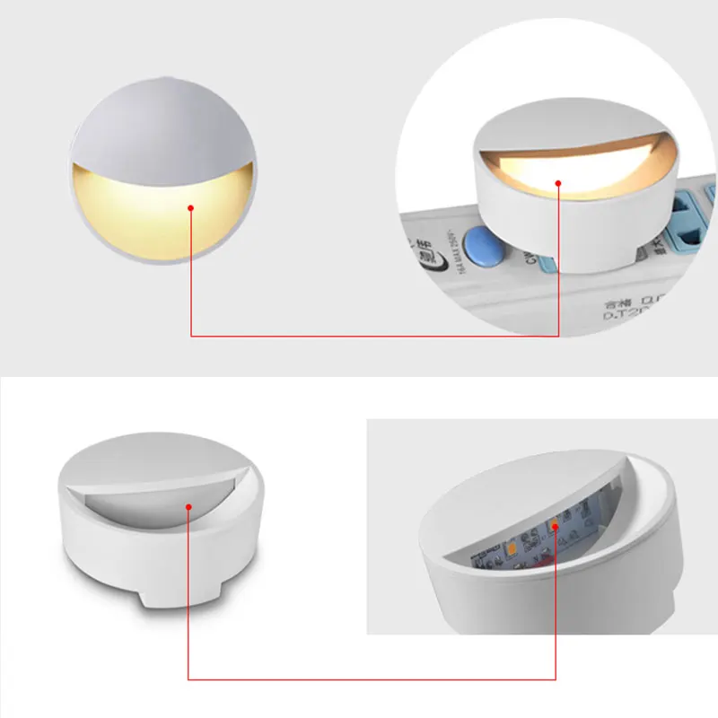 

Motion Sensor LED Night Lights Battery Power Indoor Lamp LED Safety Night Lighting For Baby Child Bedroom Bathroom Dropshipping