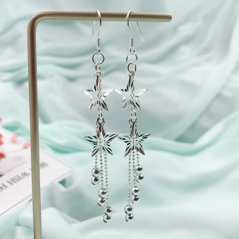 

Hot sale double star earrings