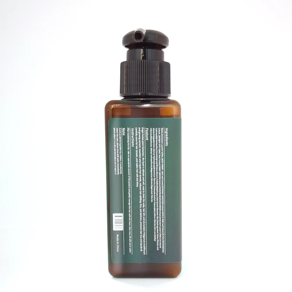 

Natural Ginger Herbal Anti Dandruff Anti Hair Loss Sulfate Free Clear Shampoo For Oily Hair 150ML