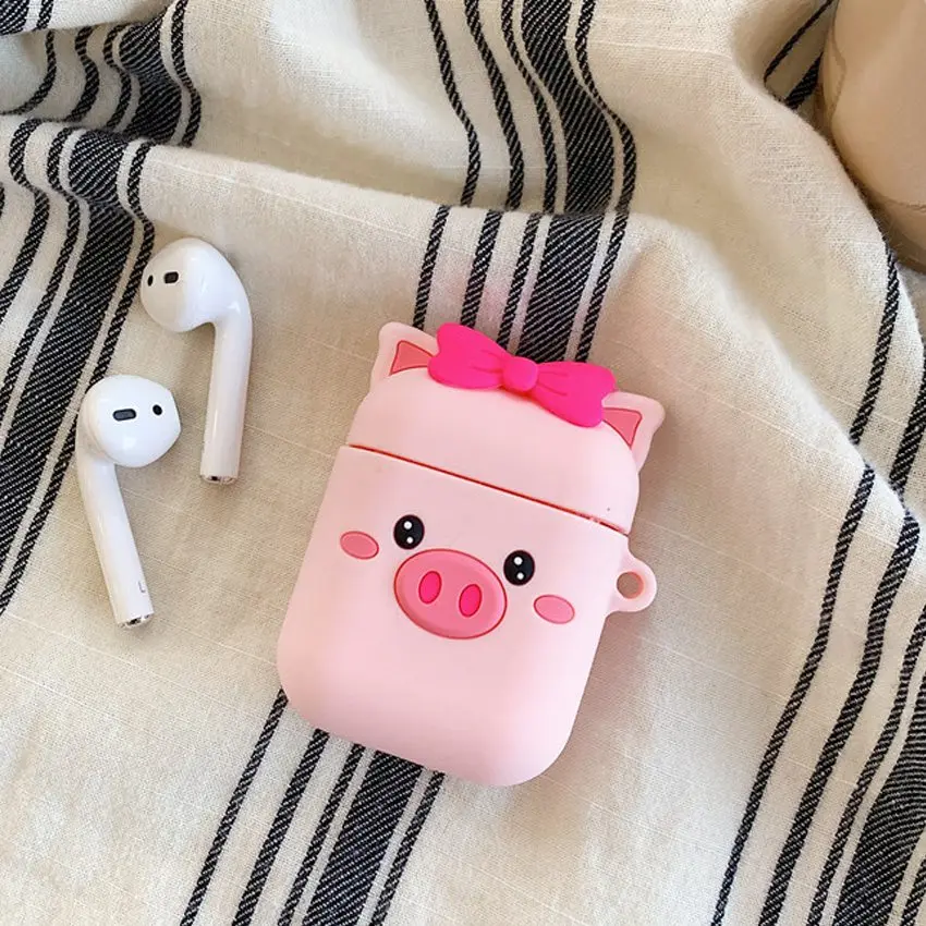 B3 Для Airpods чехол 1/2 милый мультяшный защитный чехол Роскошный для Air pods беспроводной чехол для наушников для Apple Airpods 2 силиконовый чехол - Цвет: B3