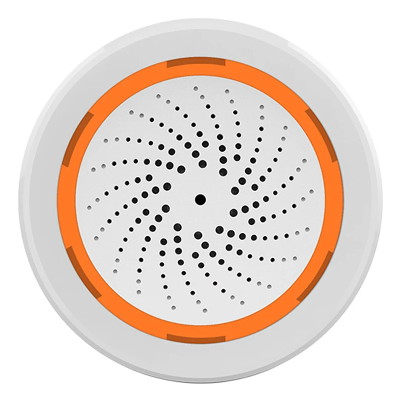 Умный дом Tuya Zigbee умная сирена с датчиком температуры и влажности работает TUYA Smart