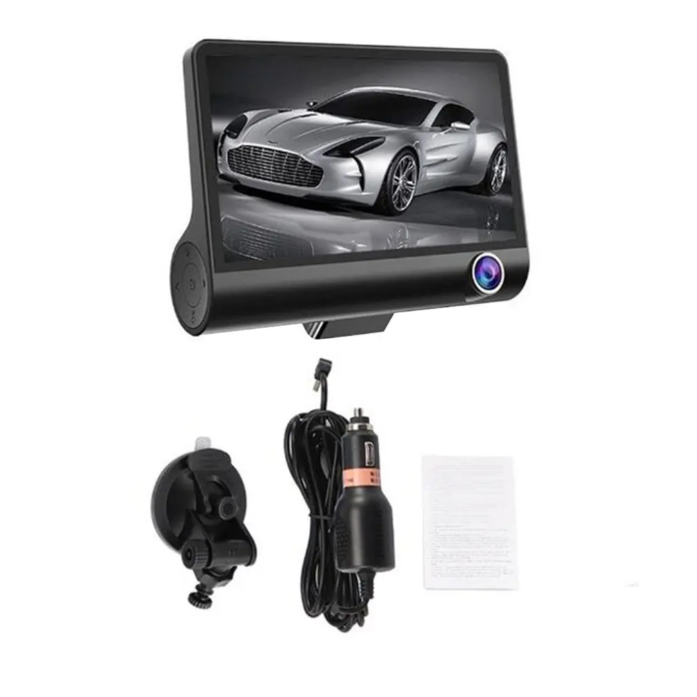 

Car DVR 3/2 Cameras Lens 4.0 Inch Camera Dual Lens with Rearview Camera Video Recorder Auto Recorder DVRS Cam
