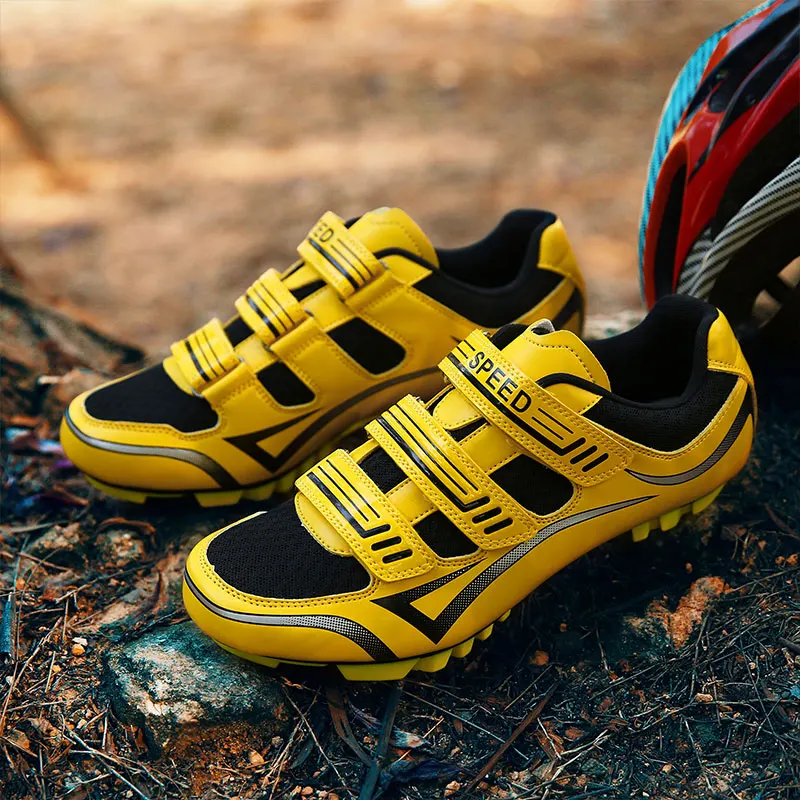 

2021 Cycling Shoes Men Zapatillas De Ciclismos Mtb Bicycle Sneakers Outdoor Ultralight Self-Locking SPD Cleats Road Bike Shoes