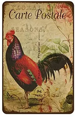 

Знак Ретро роспись петуха Винтаж металлическая жестяная вывеска-домашний Декор Бар человек пещерный Гараж Декор Ресторан Декор украшение ...