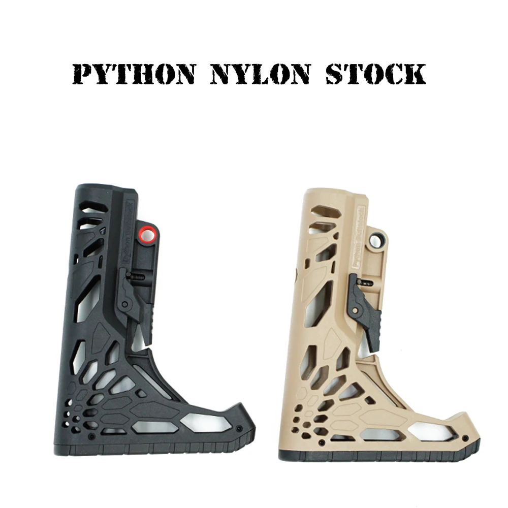 

Python Nylon Tactical Toy Gun Stock Gel Blaster Upgrade Extended Stock Upgrade Part Replacement Accessories