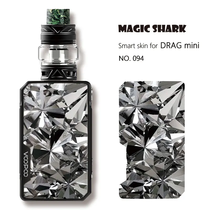 Чехол-наклейка для Voopoo Drag Mini 091-100 с принтом черепа и кристаллов | Мобильные