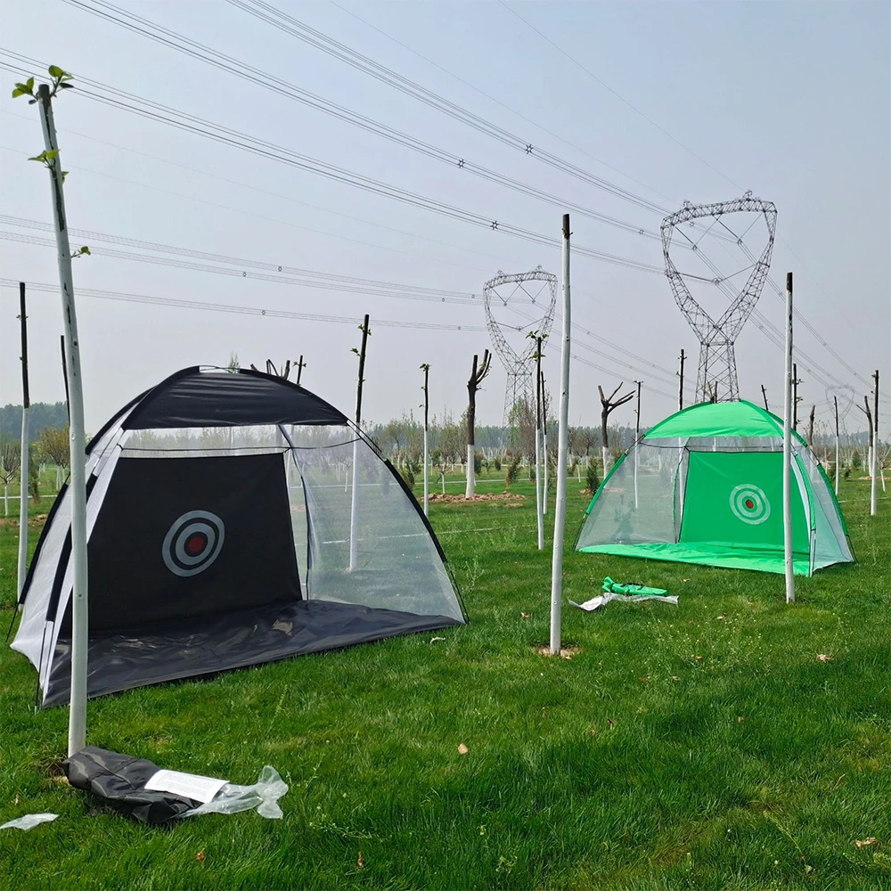 

Golf Practice Net Hitting Cage Driving Indoor Outdoor Training Foldable Pitching Cage For Backyard Garden 2M/78.74inch