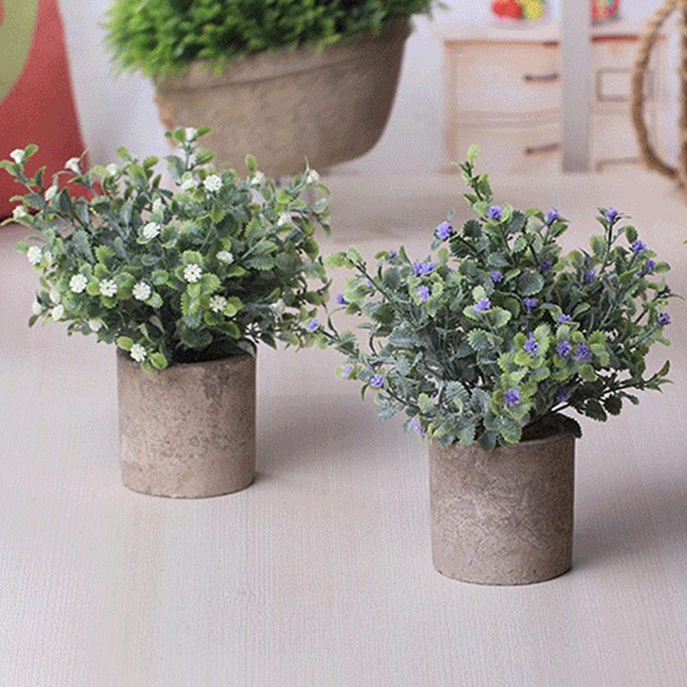 Пластиковые сушеные искусственные маленькие растения имитация цветов украшение