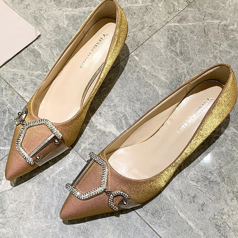 Туфли лодочки женские с острым носком элегантные высокий каблук без застежки