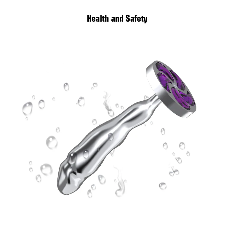 Big Crystal Anal Toys Butt Plug Stainless Steel Sex for Women Adult Products Beads | Красота и здоровье
