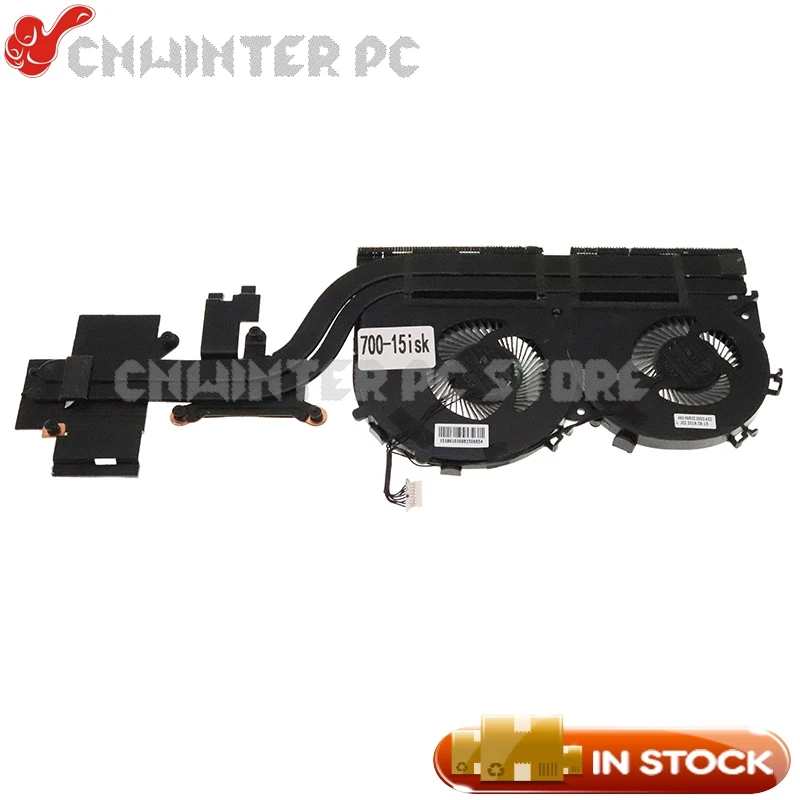 

NOKOTION 460.06R02.0002.A02 для Lenovo Ideapad 700-15isk ноутбук ЦП графический процессор Охлаждающий радиатор с вентилятором