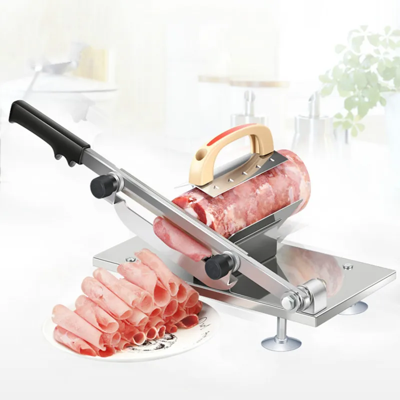 Meat slicing machine Alloy+Stainless steel Household Manual Thickness adjustable meat and vegetables slicer | Бытовая техника