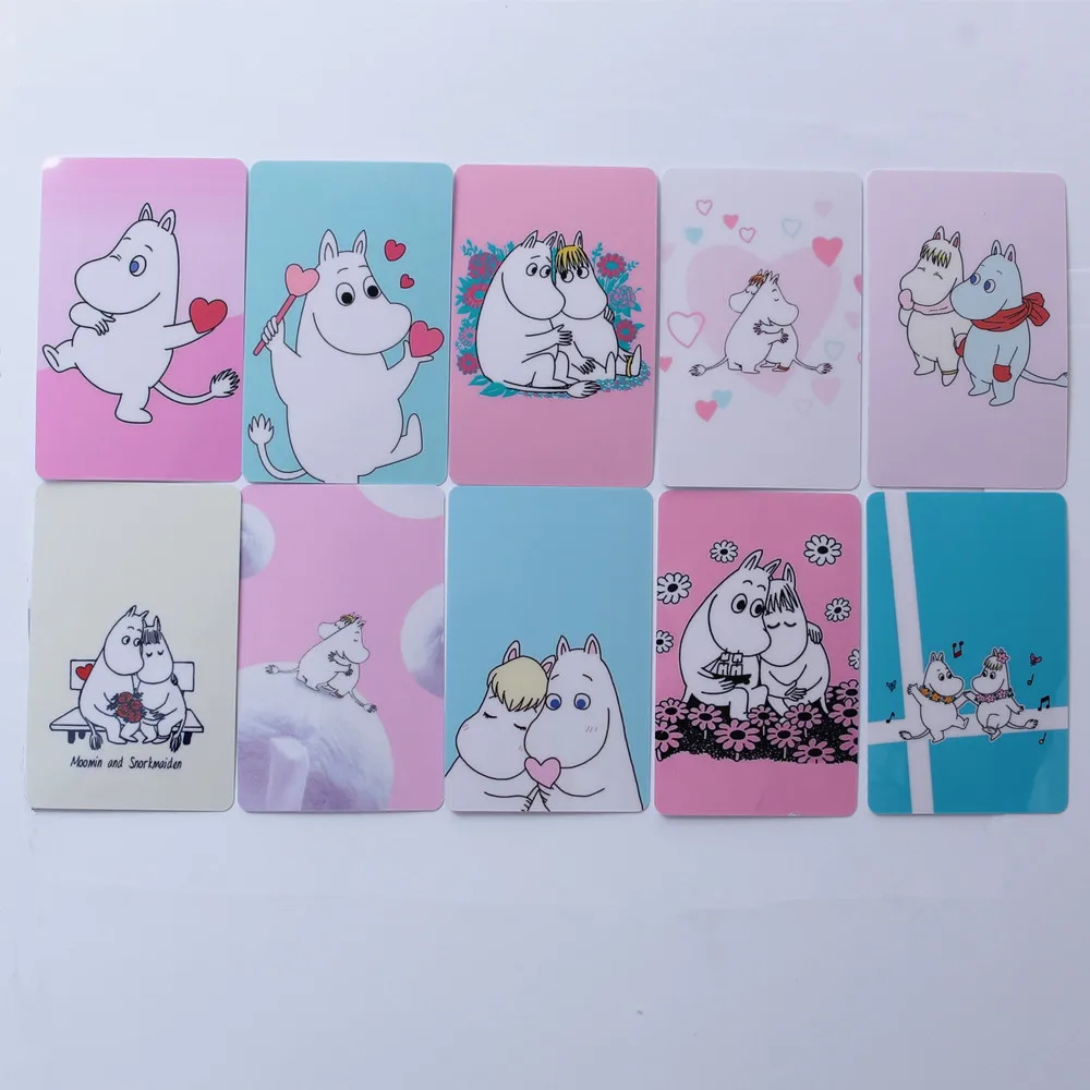 Moomin Muuminpeikko Новая модная карточная наклейка игрушка Наклейка Малыш Муми мультяшная наклейка милый финский персонаж наклейка для телефона