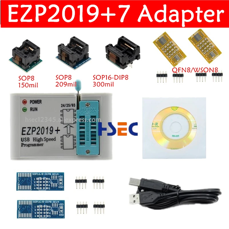 Заводская цена! Высокоскоростной USB программатор EEPROM EZP2019 новейшая версия лучше