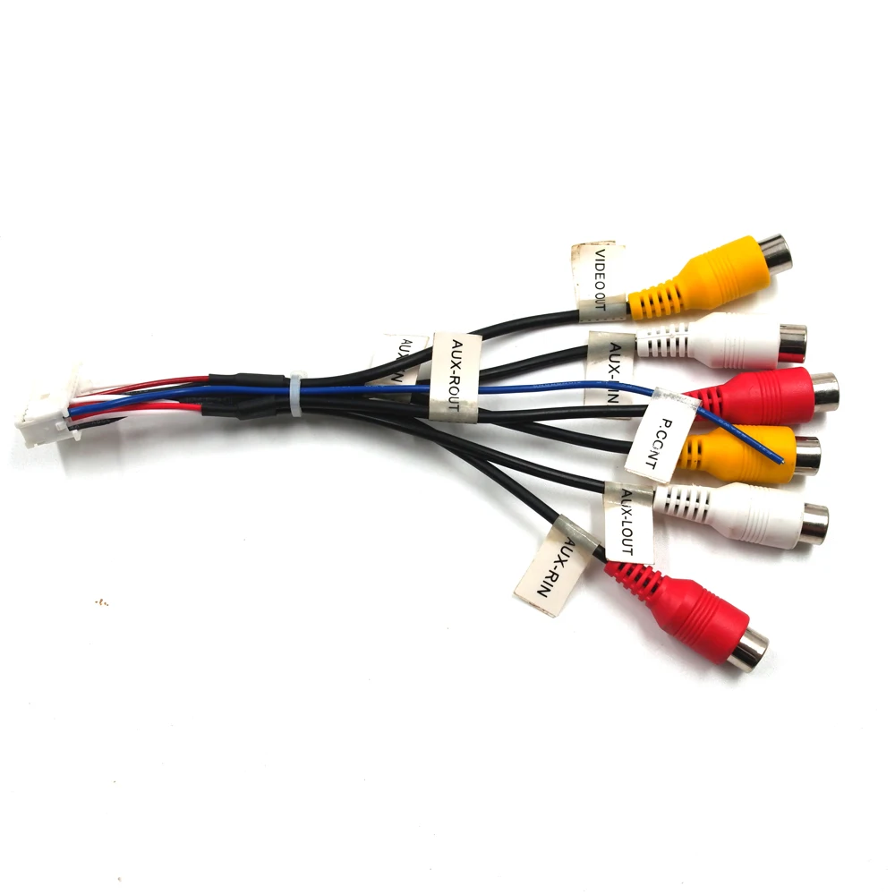 Автомобильный линейный адаптер 8 RCA Mini Кабель для Blau punkt Grundig VDO CD плеер|Перемычки| |