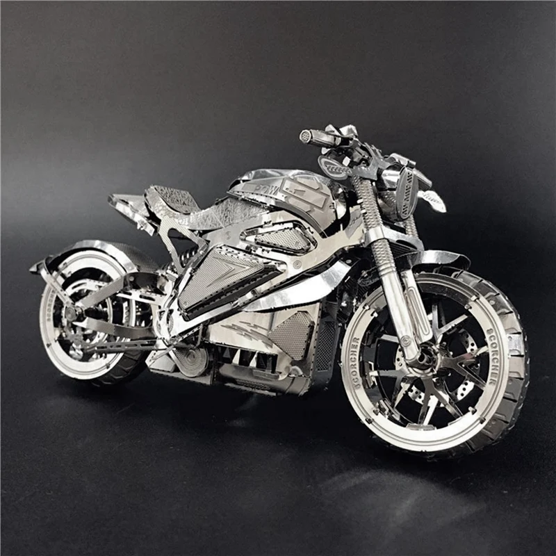 

DIY 3D Metal Puzzle Motorcycle Toy Car Collection Puzzle 3D Model Puzzle Toys for Child &Adult