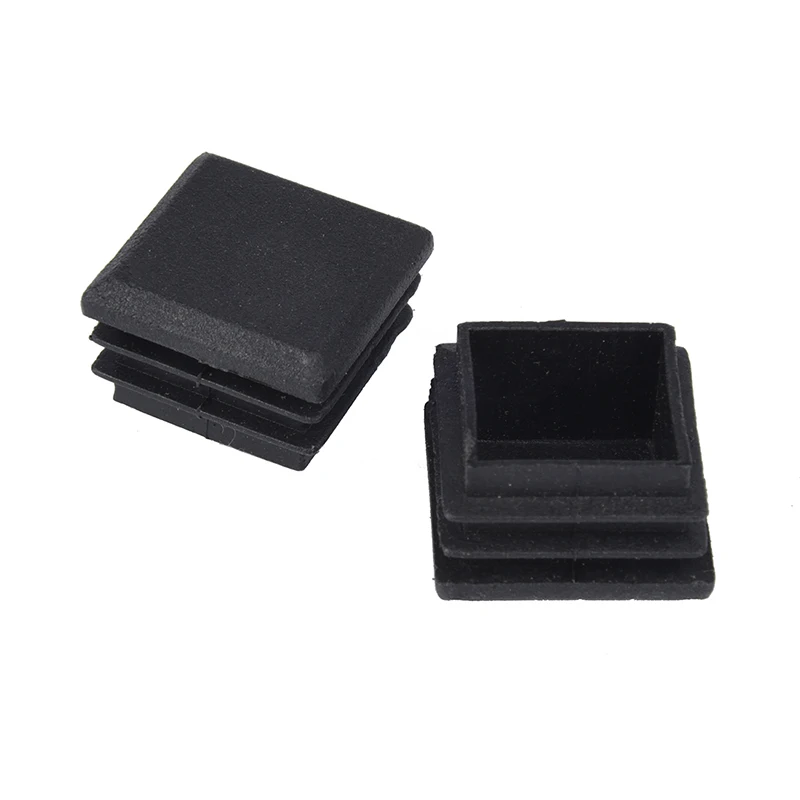 

Fashion10 Pcs Black Plastic Square Tube Inserts End Blanking Cap 25mm x 25mm