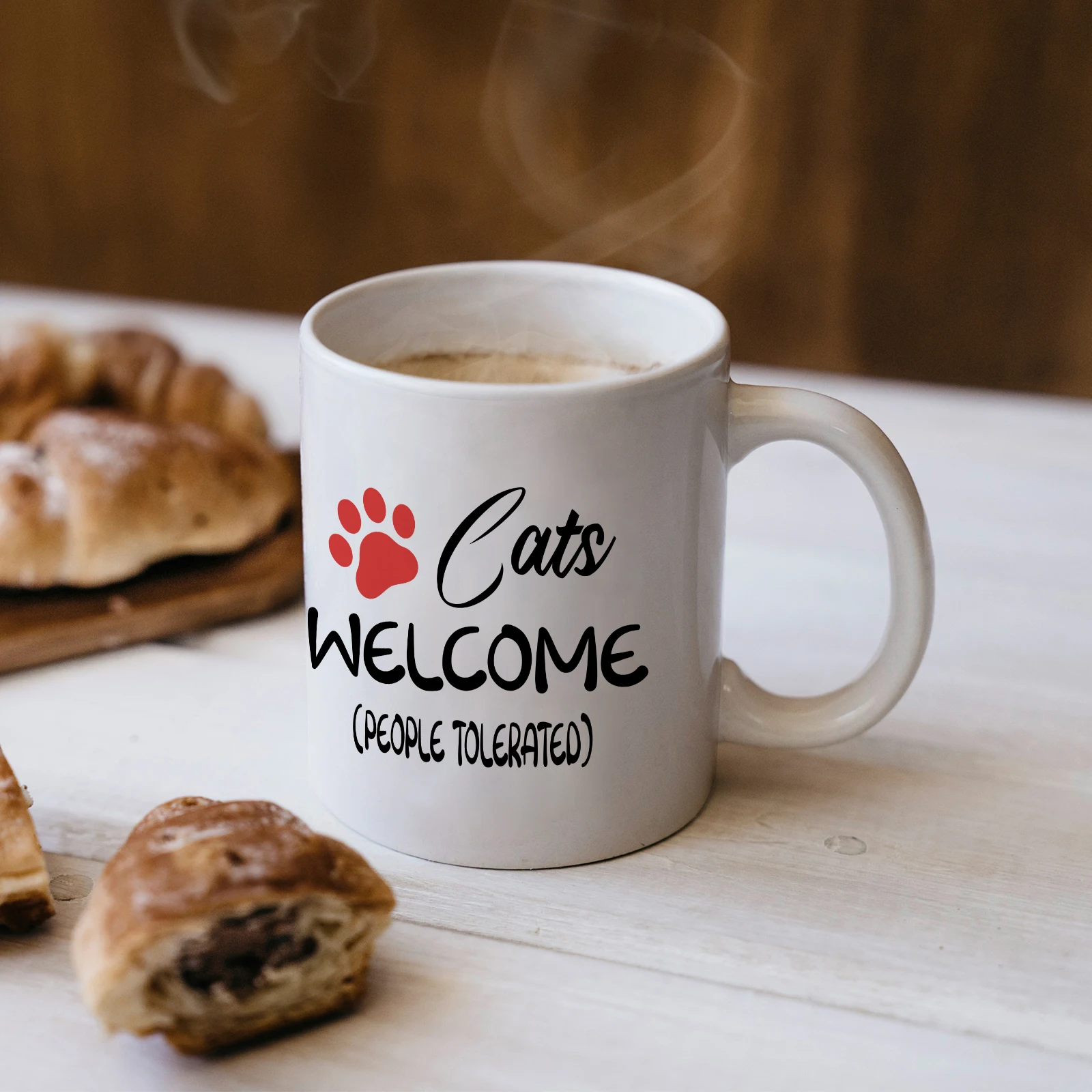 Забавная кофейная кружка Cat Mama 11 унций уникальная Рождественская идея для