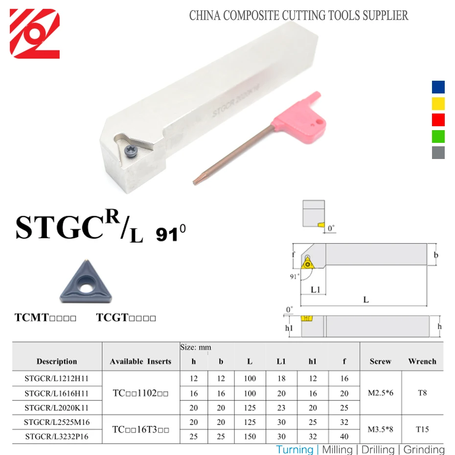EDGEV 1 шт. STFCR STFCL STGCR STGCL STWCR STWCL2525M16 токарный станок с ЧПУ держатели токарных