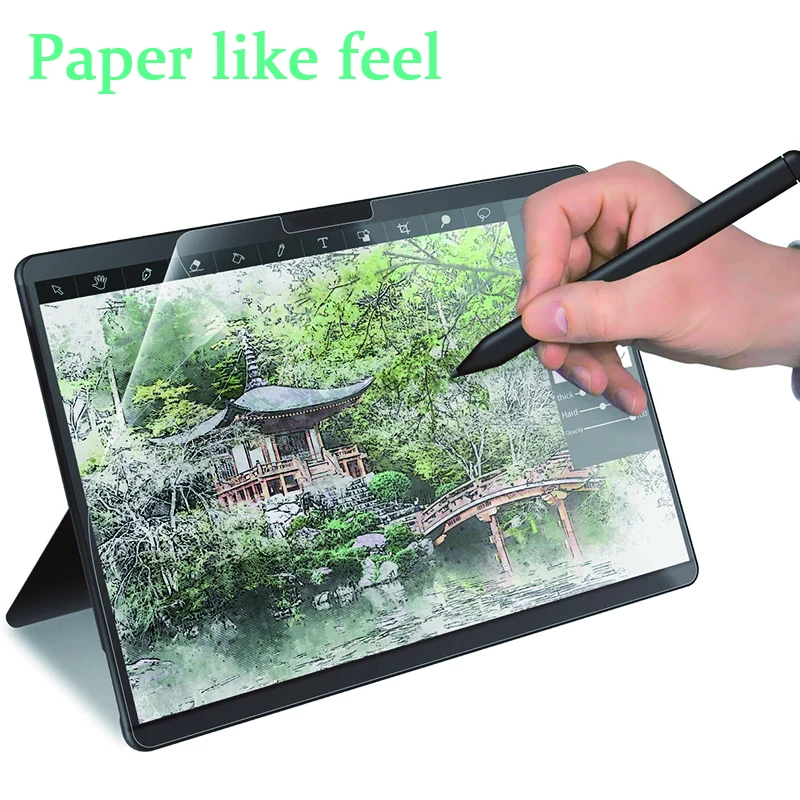 

PET Anti-Glare Painting Film For Microsoft Surface Pro 7 Go Go2 Pro X Pro 5 6 Paper like Screen Protector Protection Film Matte