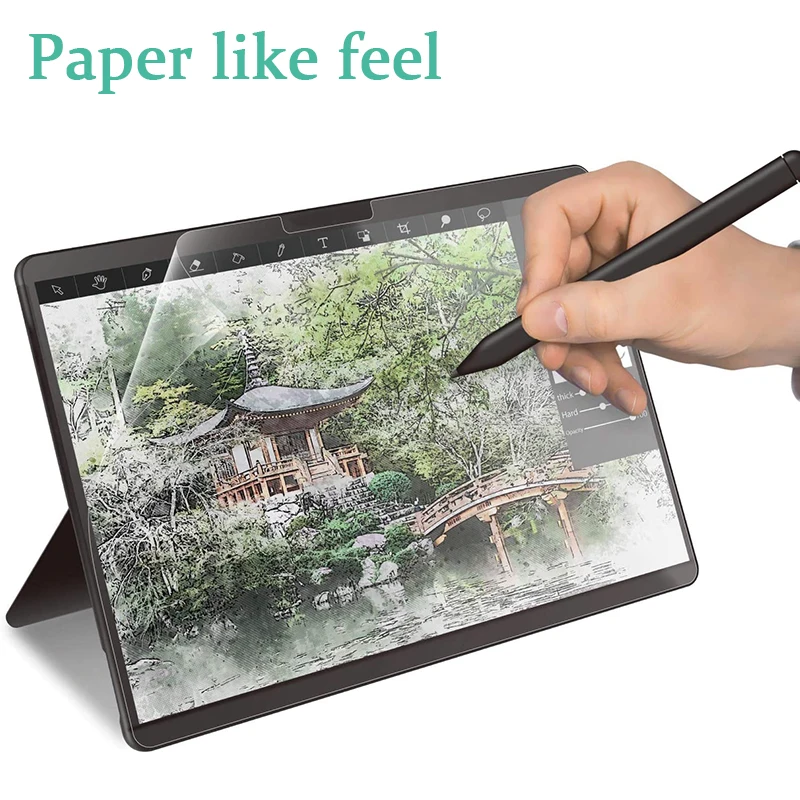 Антибликовая пленка для живописи Microsoft Surface Pro 7 Go Go2 X 5 6 защитная матовая