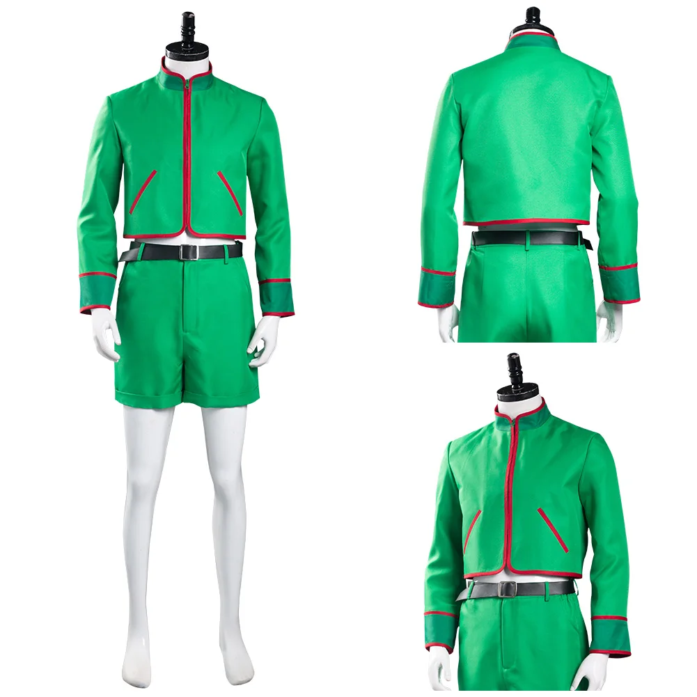 

Fast Delivery Hunter X Hunter GON FREECSS Cosplay Costume Top Short Outfit Halloween Carnival suit men clothes Xmas gift for boy