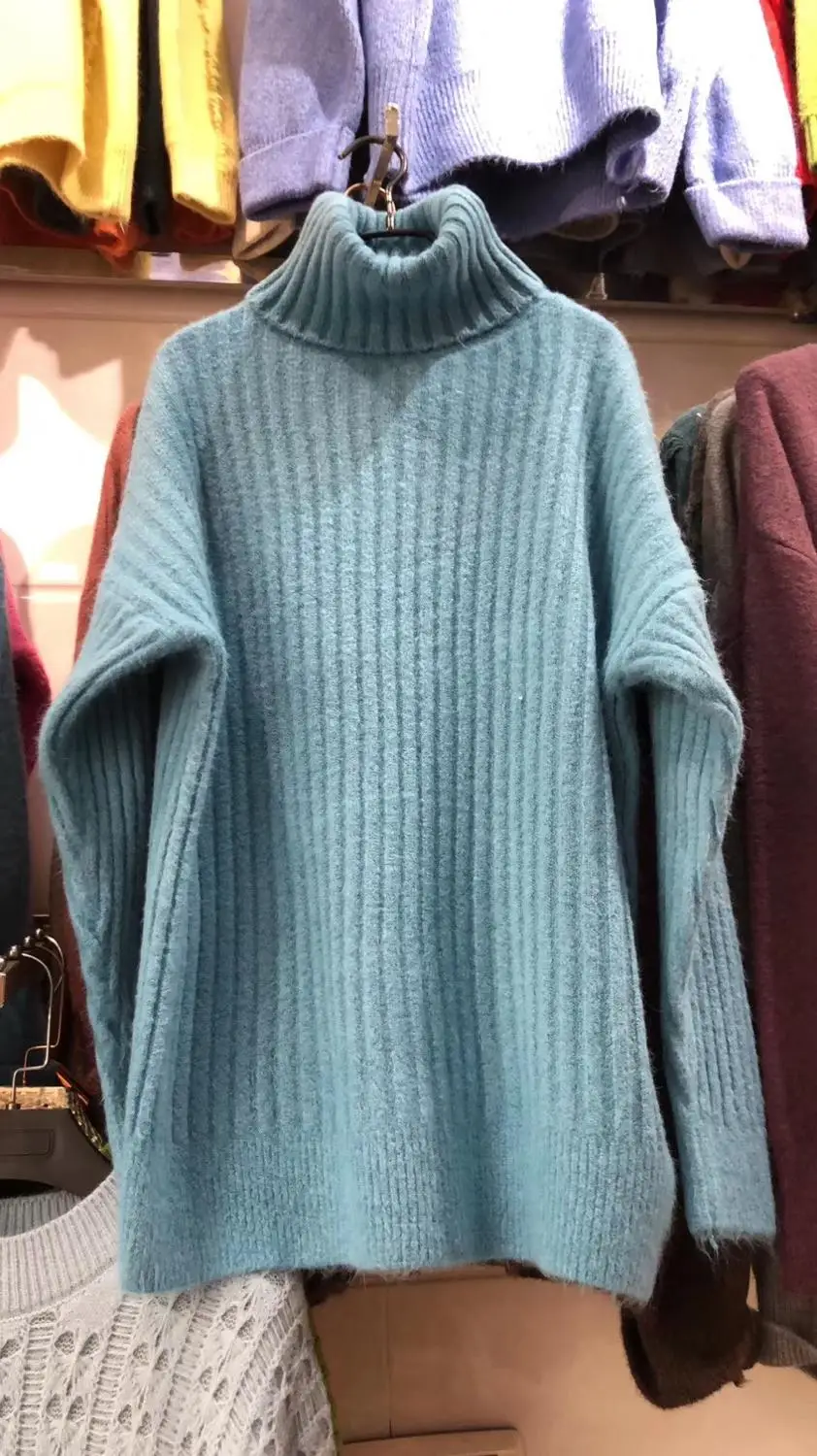 Женский Осенний вязаный свитер Timis Li мягкие эластичные пуловеры с длинным