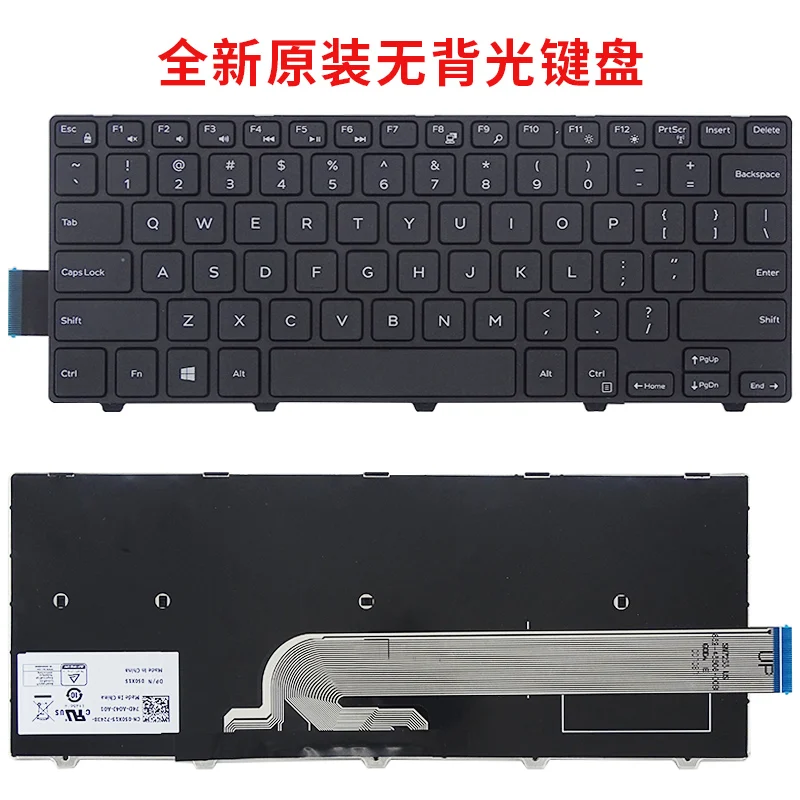 

Original Keyboard is Suitable for Dell 14 3000 3442 3441 5447 3446 7447 3458 5443 14mr English Notebook Keyboard
