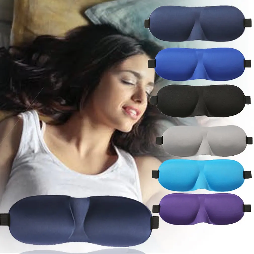 Маска для сна с трехмерным дышащим стереодизайном для расслабления глаз и лица.