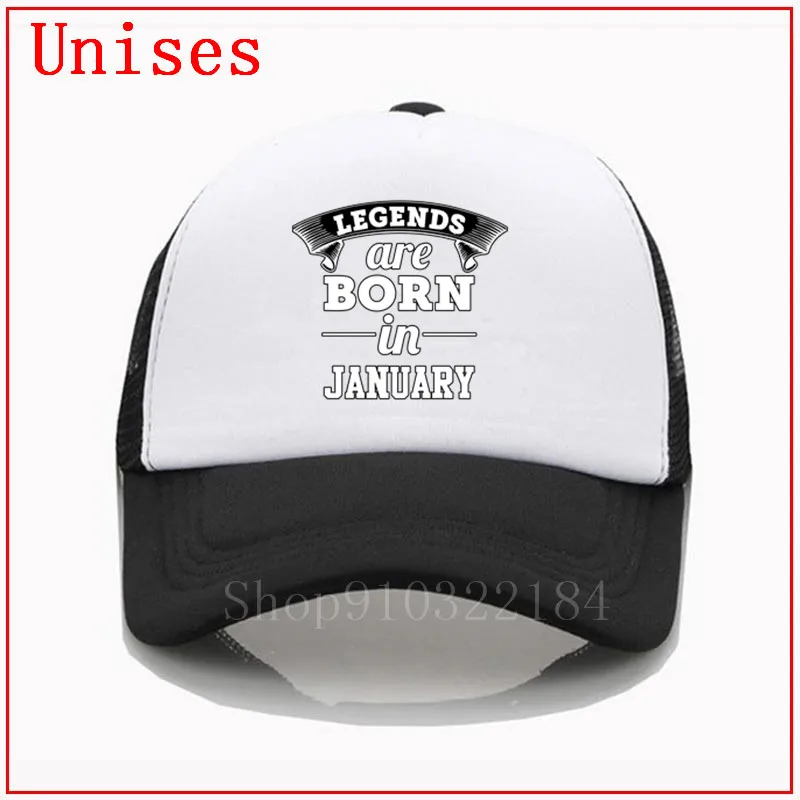 Кепка с надписью 1 Легенда рождены в январе кепка Трампа бейсбольная для женщин