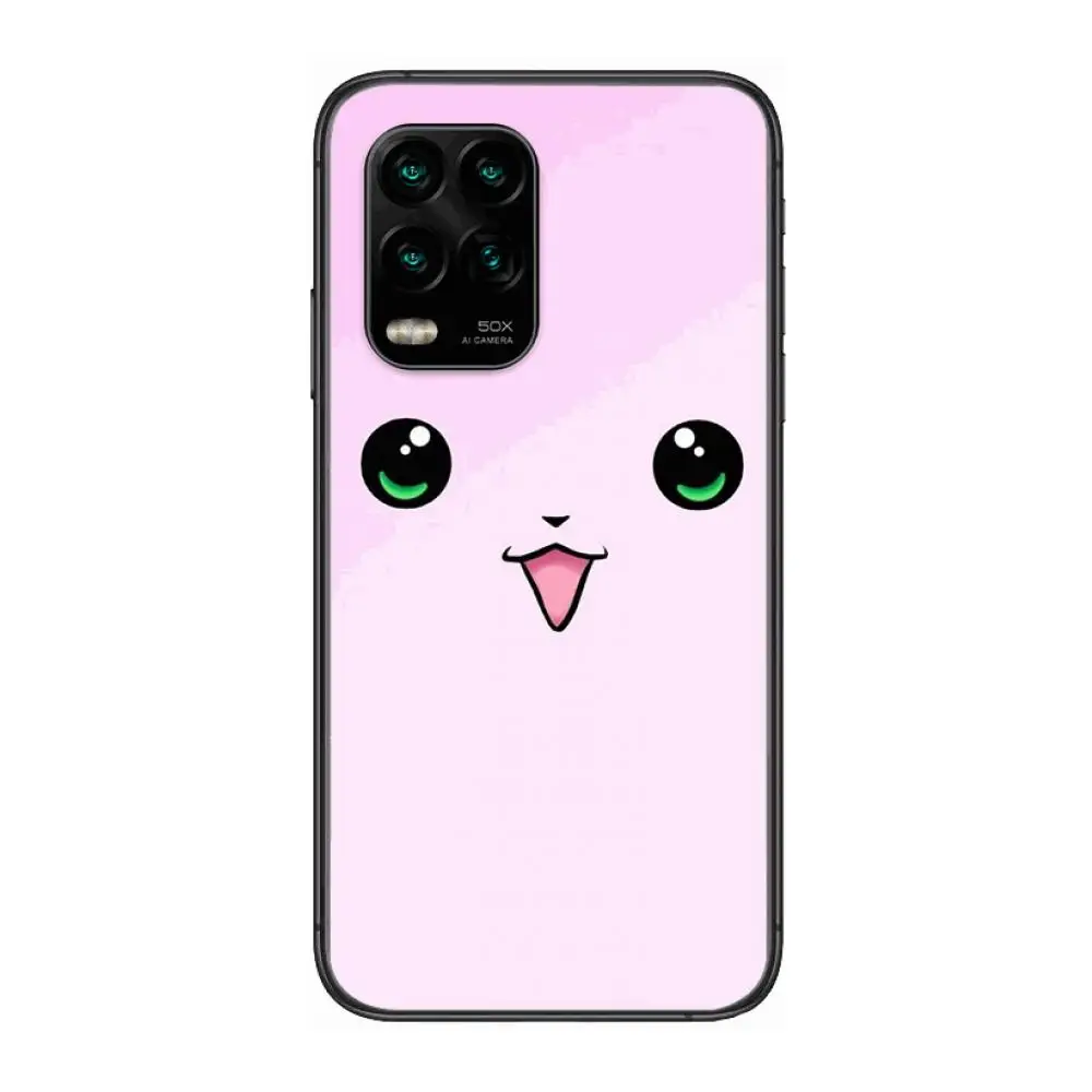 

cute face anime Phone Case For xiaomi Redmi Note 9S 8 7 6 5 A Pro T Anime Black Cover Silicone Back Pretty senior